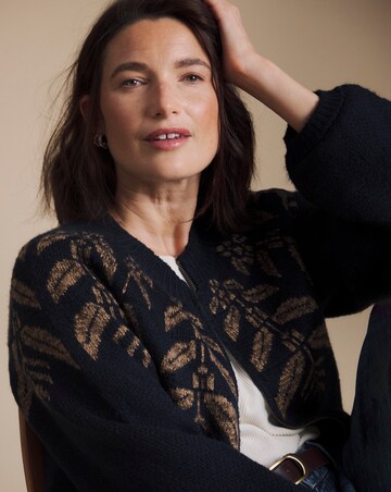 Julipa Knitted Zip Through Cardigan