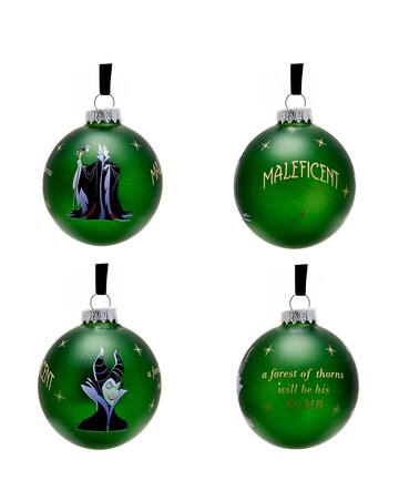Disney Set of 7 Baubles - Villains