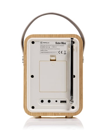 VQ Retro Mini DAB Radio - Oak