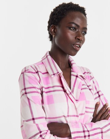 Pretty Secrets Check Fleece Pyjama Set
