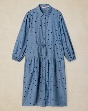WHITE STUFF ELSIE EMBROIDERED DRESS