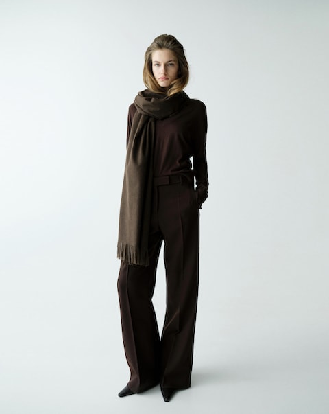 Mango V-neck Knit Sweater
