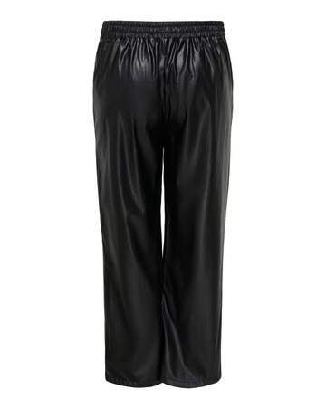 ONLY FAUX LEATHER STRAIGHT TROUSER