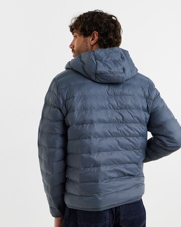 Lacoste Lightweight Water Repellent Puffer Jacket - Grey