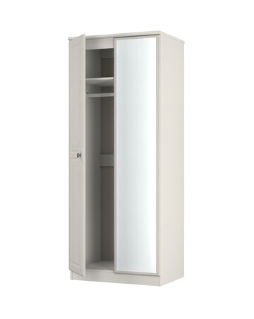 Peregrine Ready Assembled 2 Door Mirrored Wardrobe - Kids