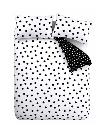Catherine Lansfield Polka Dot Duvet Cover Set