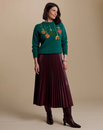 Julipa Chirstmas Bauble Fluffy Jumper
