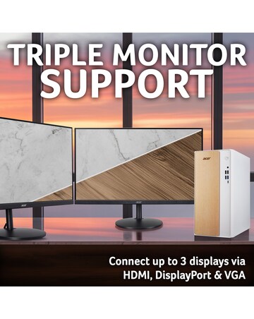 Acer Aspire Desktop Tower - Intel Core 5 8GB 512GB SSD
