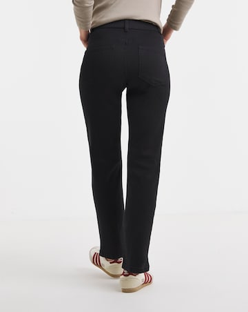 24/7 Black Straight Leg Jeans