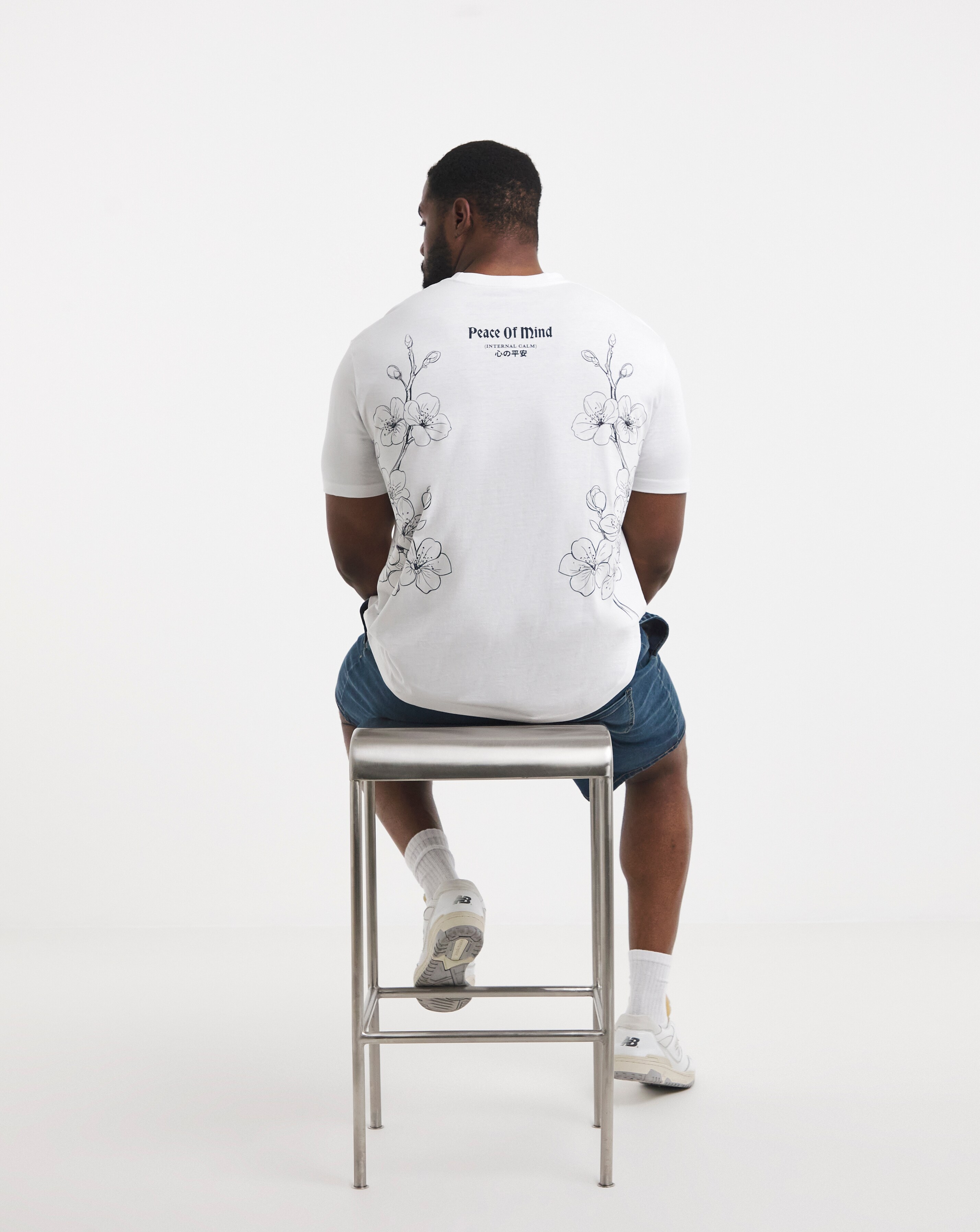 JACK & JONES Oriental Back Print T-Shirt | Ambrose Wilson
