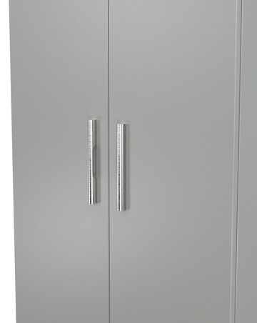 Eider Ready Assembled 2 Door Midi Wardrobe - Kids