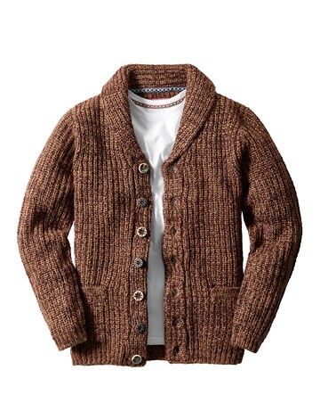 Joe Browns Anchor Cardigan - Chocolate