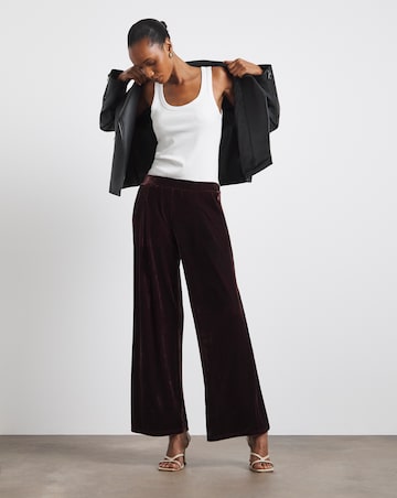 Joanna Hope Velvet Straight Co ord Trouser