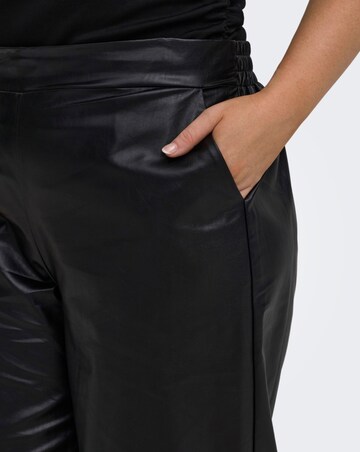 ONLY FAUX LEATHER STRAIGHT TROUSER