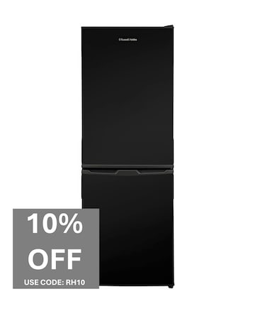 Russell Hobbs RH145FF501E1B 50cm Fridge Freezer Black - 144cm Height