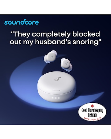 Soundcore Sleep A30, Sleep Earbuds ANC with Intelligent Snore Masking - White