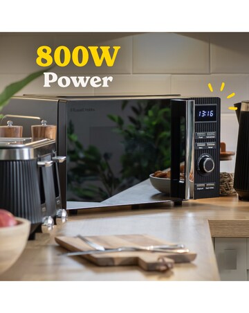 Russell Hobbs 20 Litre Black Microwave