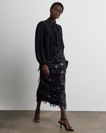 Joanna Hope Tassle Midi Skirt