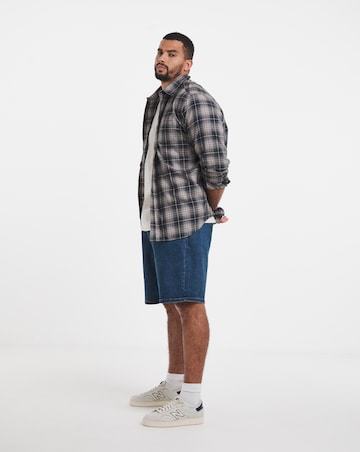 Jack & Jones James Flannel Long Sleeve Shirt - Black Multi