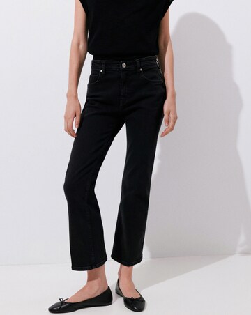 Mango Sienna Crop Flared Jean
