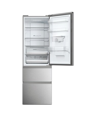 Haier Combi 3DR Series 5 HTW5618EWMG 180cm WTD Refrigerator Inox + Install
