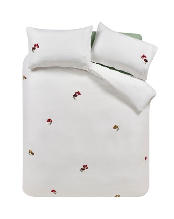 Catherine Lansfield Woodland Crochet Duvet Cover Set