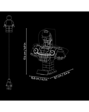 LEGO Marvel Bust
