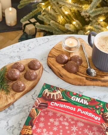 Gnaw Christmas Puddings Chocolate Box