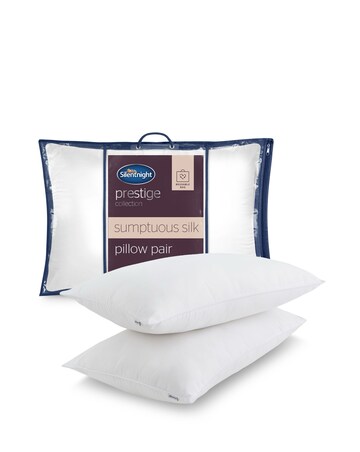 Silentnight Prestige Collection Sumptuous Silk Pillow Pair