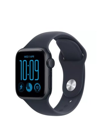Apple Watch SE 3 GPS 44mm - Midnight Aluminium/Navy Blue Sport Band - M/L