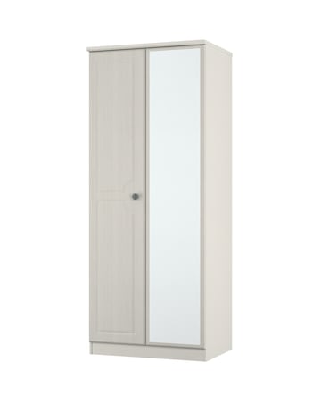 Peregrine Ready Assembled 2 Door Mirrored Wardrobe - Kids