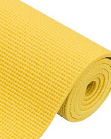 Davina McCall Yoga Mat & Foam Roller Set Yellow