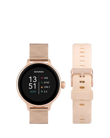 Sekonda Connect Dual Strap Smart Watch - Rose Gold