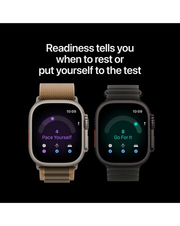 Apple Watch Ultra 4 GPS + Cellular 49mm - Natural Titanium/Sand Trail Loop - M/L