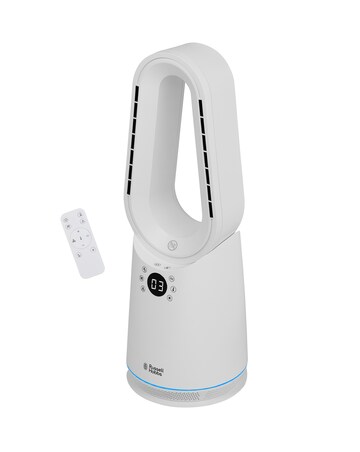 RH Bladeless Fan & Heater - White