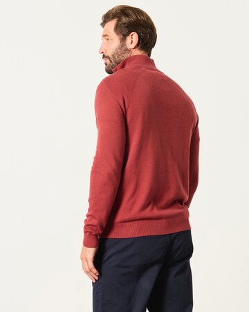 FatFace Rye Half Neck - Red