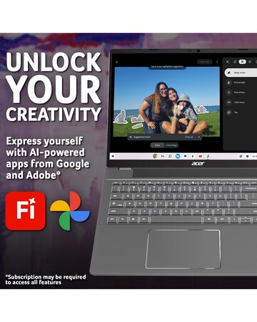 Acer Chromebook Plus 516 - 16in Intel Core i3 8GB 128GB WUXGA - Iron