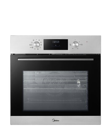 Midea 9-Funct Built-In Single Oven Digital Timer Stain Steel + Installation