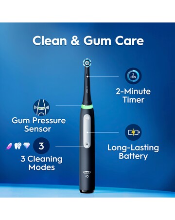Oral-B iO3 Matt Black & Ice Blue