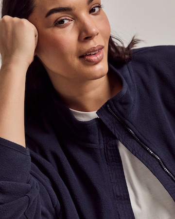 Julipa Petite Zip Through Pocket Fleece