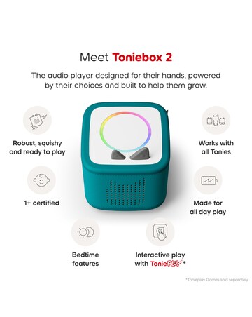 Toniebox 2 Tropical Teal Starter Set Creative Tonie Rubie