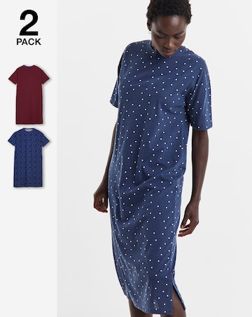 Pretty Secrets Back To Basics 2 Pack Nightie