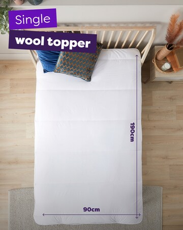 Slumberdown Wonderful Wool Mattress Topper