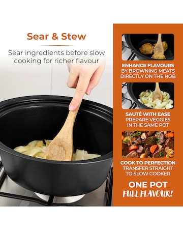 Tower 6.5L Sear & Stew Slow Cooker