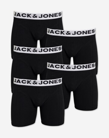 Jack & Jones Sense 5-Pack Trunks - Black