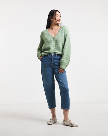 Sage All Over Stitch Cardigan