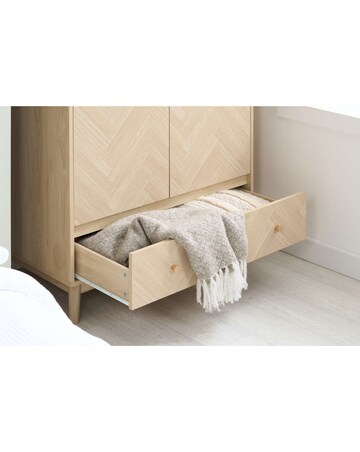 Herringford 2 Door 1 Drawer Wardrobe