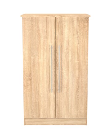 Osprey Ready Assembled 2 Door Midi Wardrobe - Kids