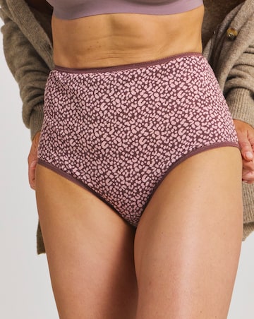 Pretty Secrets (6 Pack) Cotton Full Fit Brief Knickers