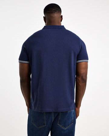 Tipped Pique Polo Long